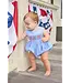 Flags Smocked Apron Bubble