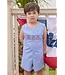 Little English Flags Smocked Shortall