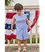 Little English Flags Smocked Shortall