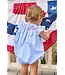 Little English Flags Smocked Bishop Bubble