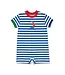 Florence Eiseman Stripe Knit Shortall with Sailboat