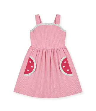 Florence Eiseman Check Seersucker Dress with Watermelon