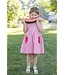 Check Seersucker Dress with Watermelon