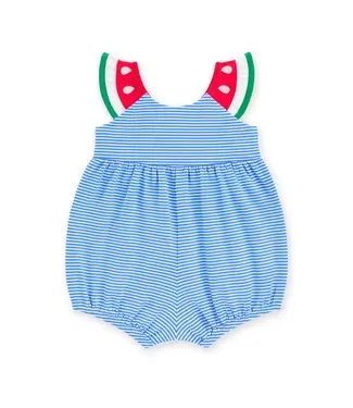 Florence Eiseman Seersucker Swimsuit with Watermelon