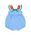 Seersucker Swimsuit with Watermelon