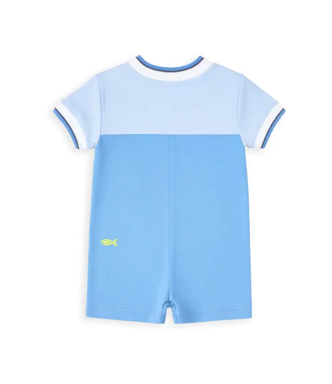 Florence Eiseman Knit Shortall with Scuba Alligator