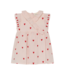 MinyMo Pink with Embroidered Hearts Dress