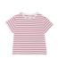 Chili Red Stripe S/S T-Shirt