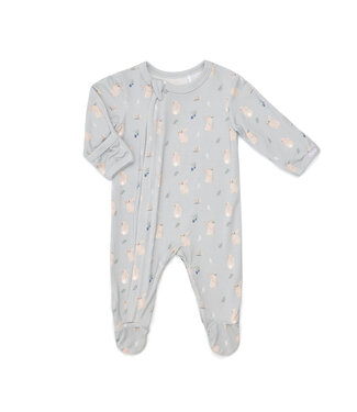 Blue Bunny Zip Footie