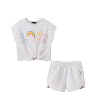 Andy & Evan White Tie Front Set