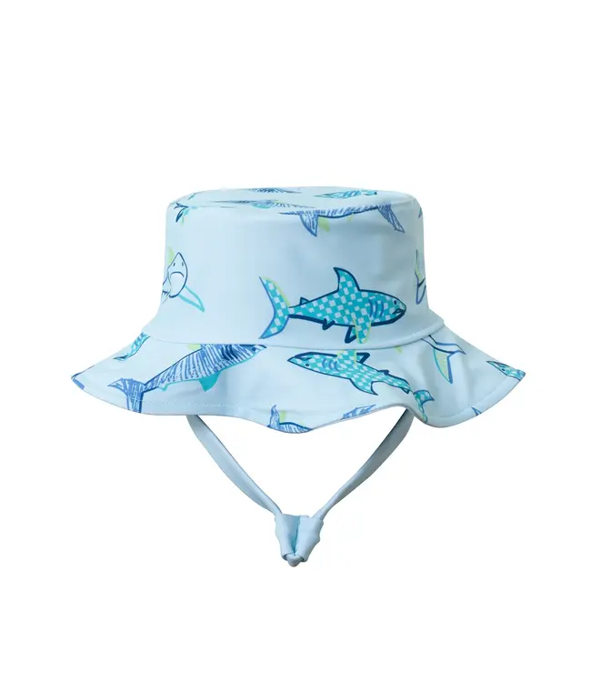 Andy & Evan Aqua Shark Swim Romper
