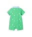 Andy & Evan Green Easter Polo Romper
