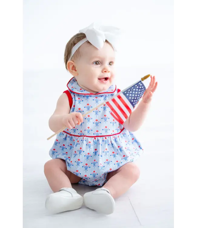 Ruth and Ralph Patriotic Floral Emma Bubble