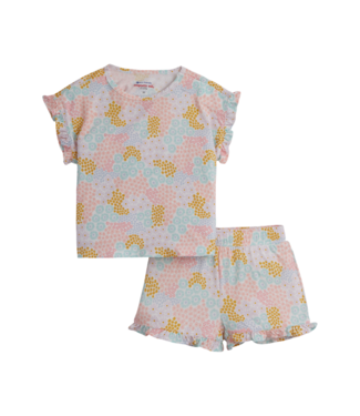 Magnetic Me Harper Ruffle Short Set