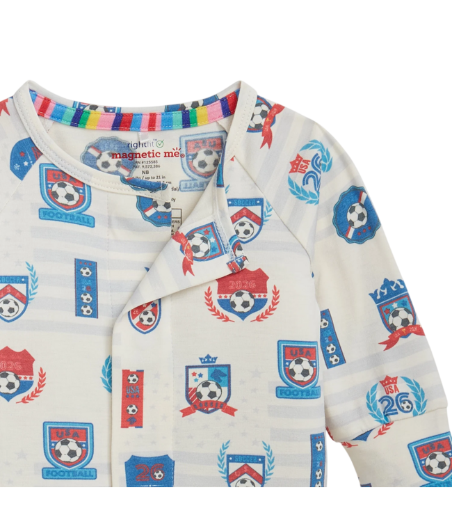 Magnificent Baby Team Goals USA Convertible Coverall