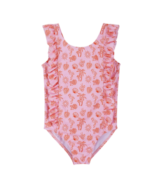 Andy & Evan Pink Beach One Piece Swimsuit