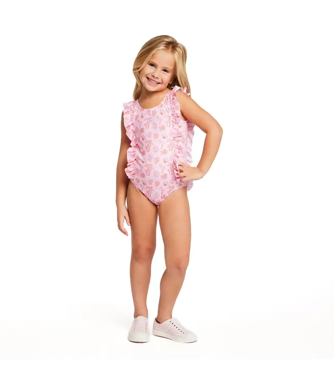 Andy & Evan Pink Beach One Piece Swimsuit