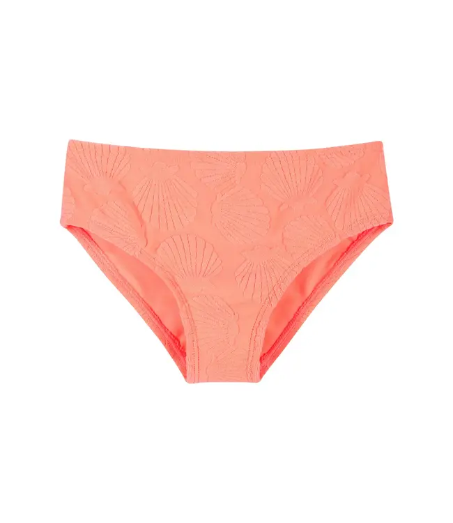 Orange Neon Peplum Rash Guard Set