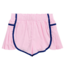 Pink/Blue Athletic Pleated Side Panel Shorts