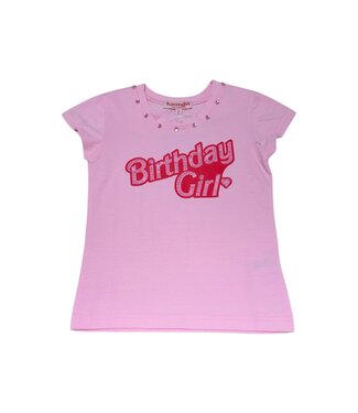 Cotton Candy Bday Girl Cap Tee
