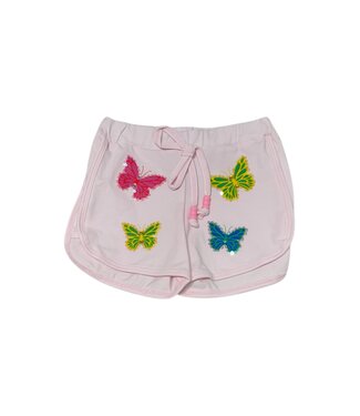Blush Pink Butterfly Shorts