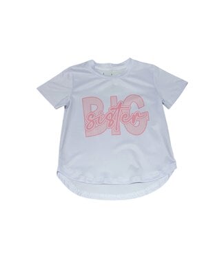 Pink Big Sis Performance Tee