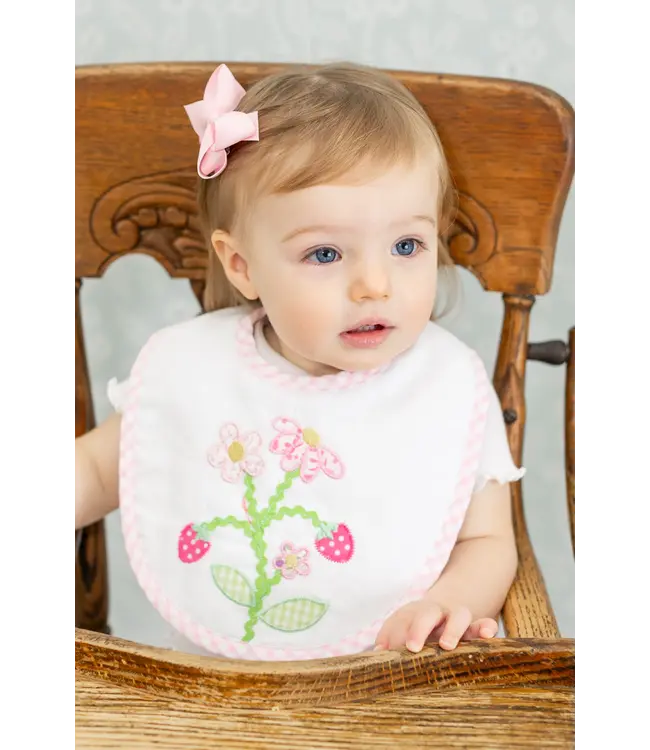 3 Marthas Strawberry Bib
