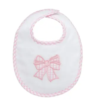 3 Marthas Pink Bow Bib