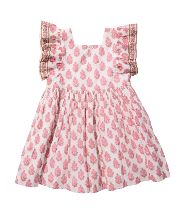 Pink Chicken Pink Dahlia Floral Elsie Dress