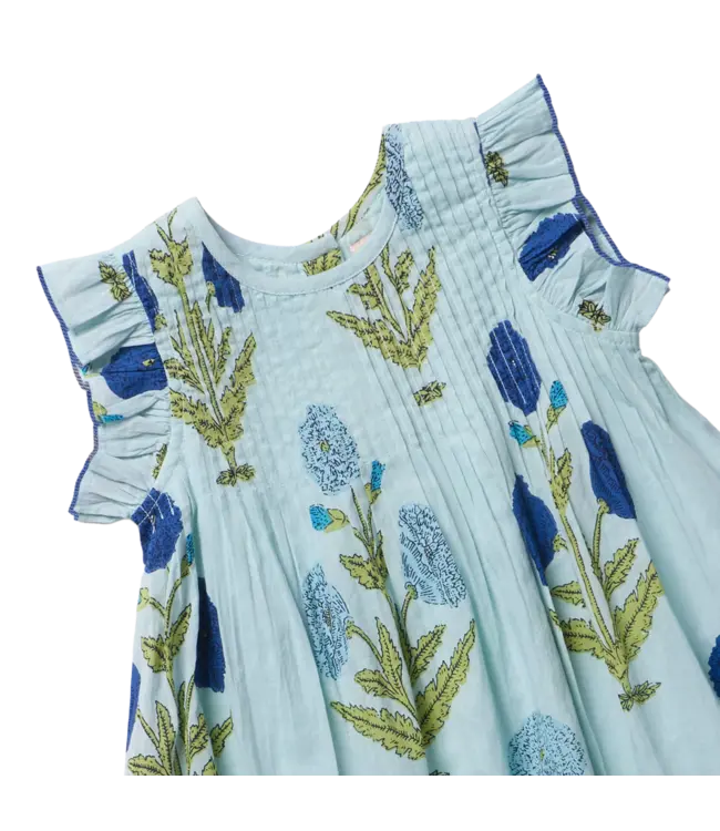 Pink Chicken Light Blue Dandelion Jaipur Dress
