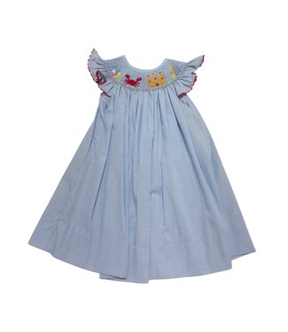 City Beautiful Smocked Beach Day Dress