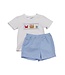 City Beautiful Smocked Beach Day Short Set