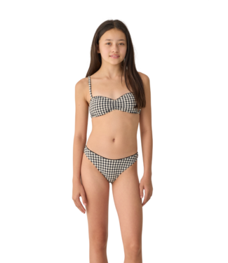 Rylee & Cru Black Gingham Cardiff Bikini Set
