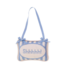 cupcakes & cartwheels Shhhh! Embroidered Pillow Door Hanger - Blue