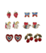 Enamel Stud Earrings