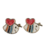 Enamel Stud Earrings