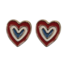 Enamel Stud Earrings