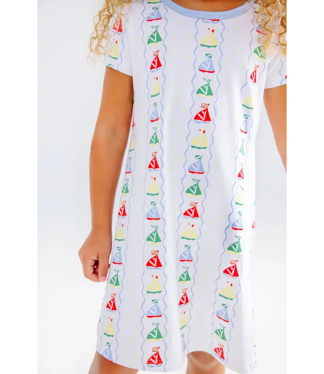 Set Sail Beale St Blue S/S Polly Play Dress