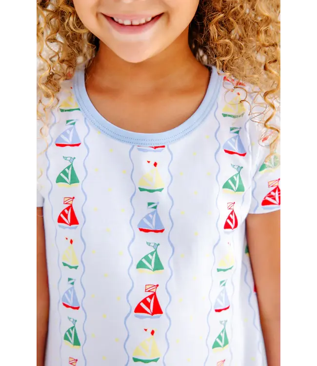 Set Sail Beale St Blue S/S Polly Play Dress