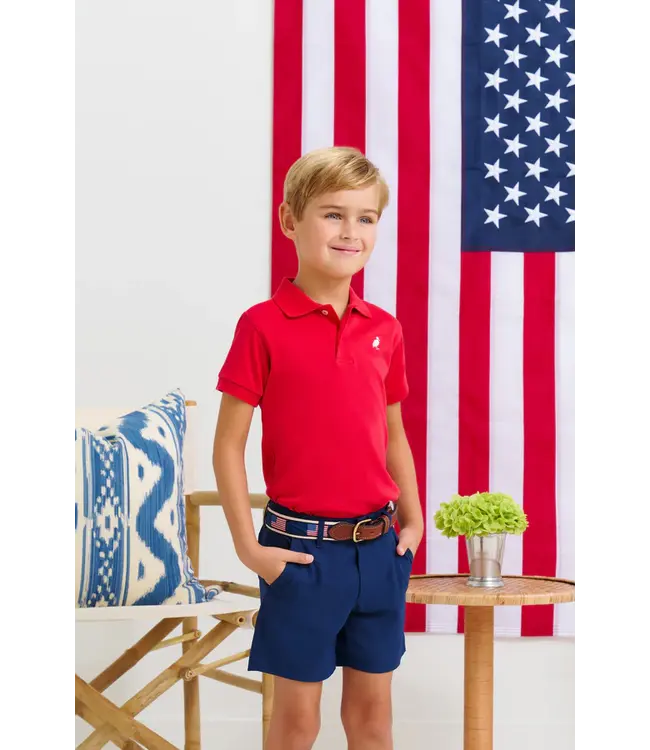 Beaufort Bonnet Richmond Red Prim and Proper Polo