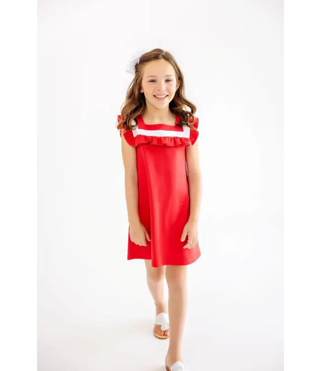 Beaufort Bonnet Richmond Red/White Darla Dress