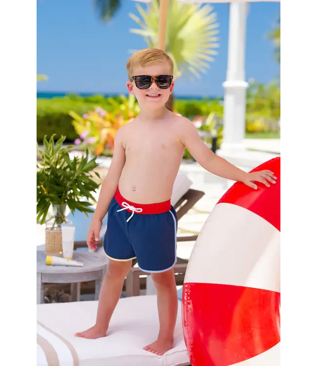 Beaufort Bonnet Nantucket Navy/Red/Blue/Yellow Tanner Trunks