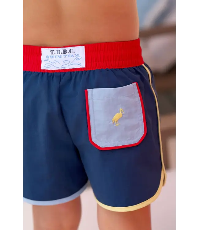 Beaufort Bonnet Nantucket Navy/Red/Blue/Yellow Tanner Trunks
