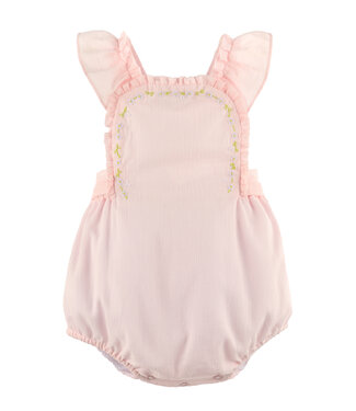 Sophie and Lucas Pink Daisy Chain Sunsuit