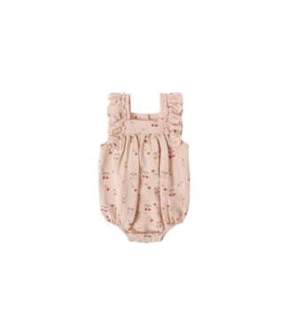 Quincy Mae Blush Cherries Maya Romper