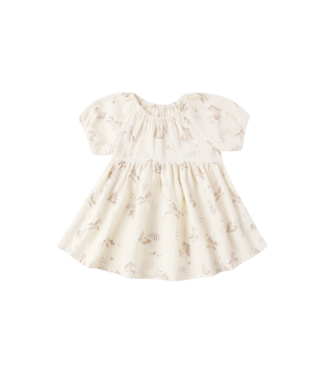 Quincy Mae Ivory Unicorns Bella Dress