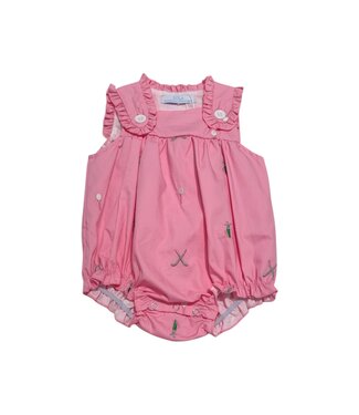 City Beautiful Pink Golf Embroidered Bubble