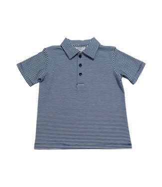 Ishtex Navy Stripe Polo
