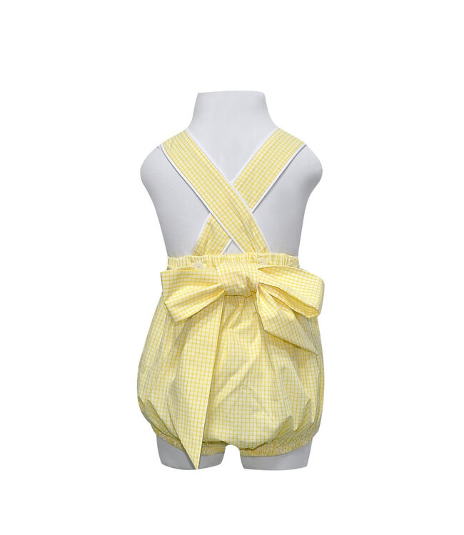 Baby Sen Yellow Bella Sunsuit - Tiny Turtles
