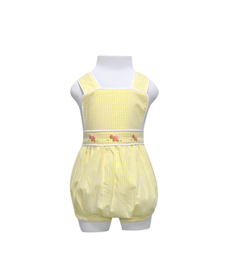 Baby Sen Yellow Bella Sunsuit - Tiny Turtles